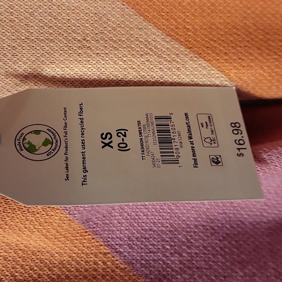 Women's Striped Sweater - Picture 2 of 3